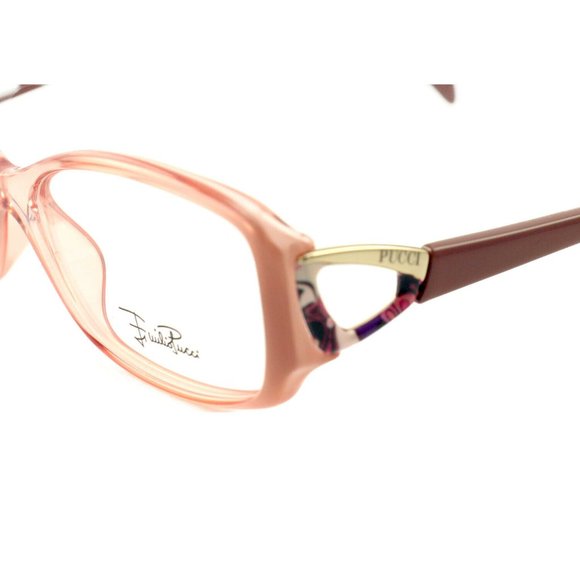 Emilio Pucci Rectangle Women Pink Acetate Frame main image 6